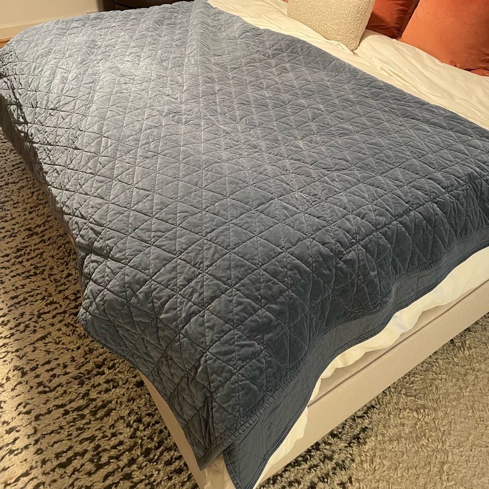 Blue Velvet Quilt - Threshold